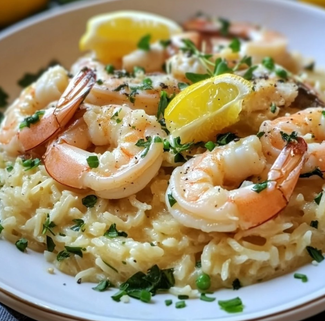 Risotto al Limone e Gamberetti