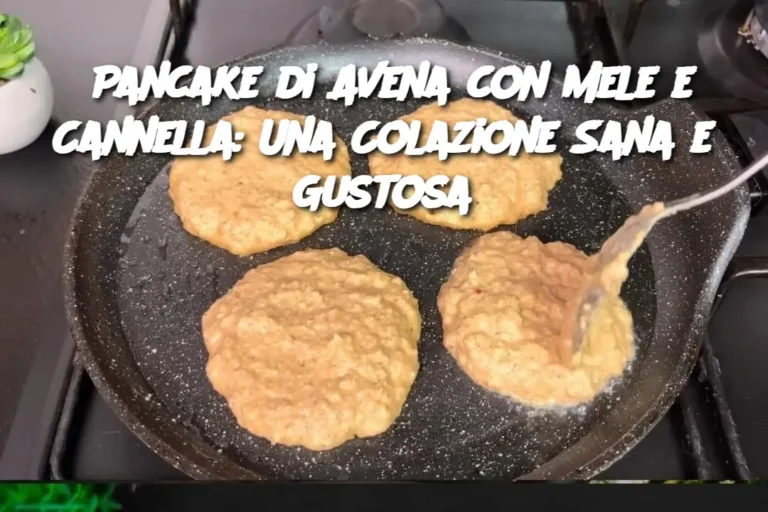 Pancake di Avena con Mele e Cannella: Una Colazione Sana e Gustosa