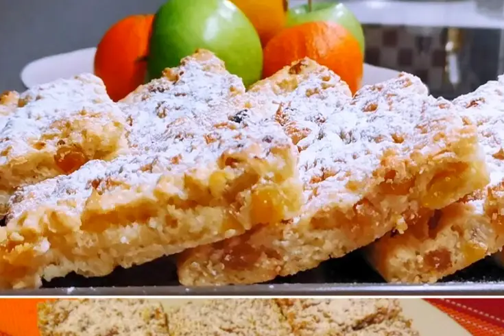 Senza uova, senza latte, senza lievito: fantastica torta di mele con meno impasto che ripieno