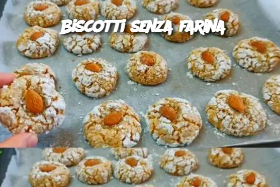 "Biscotti senza farina: deliziosi, facili e pronti in 5 minuti!"