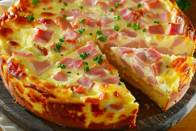 "Torta Salata di Groviera e Prosciutto: Un Classico Gustoso e Semplice da Preparare"
