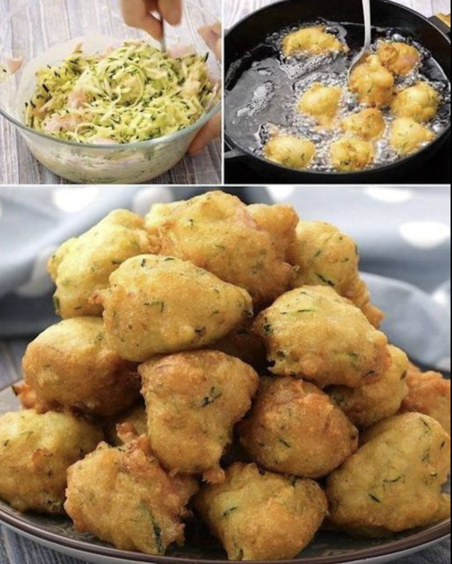 Frittelle di Prosciutto e Zucchine: Irresistibili e Facilissime da Preparare! 😋