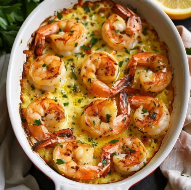 Gamberi al Forno con Salsa Speciale