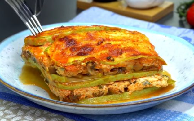 Tutti hanno adorato questo piatto semplice di zucchine. 😋Lasagne alle verdure