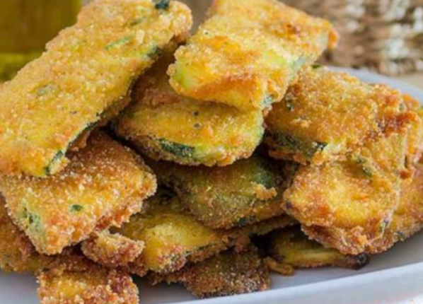 Le zucchine impanate fritte