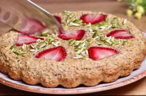 La Torta di Avena con Frutta Secca