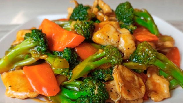 POLLO A STRISCE CON VERDURE 😋