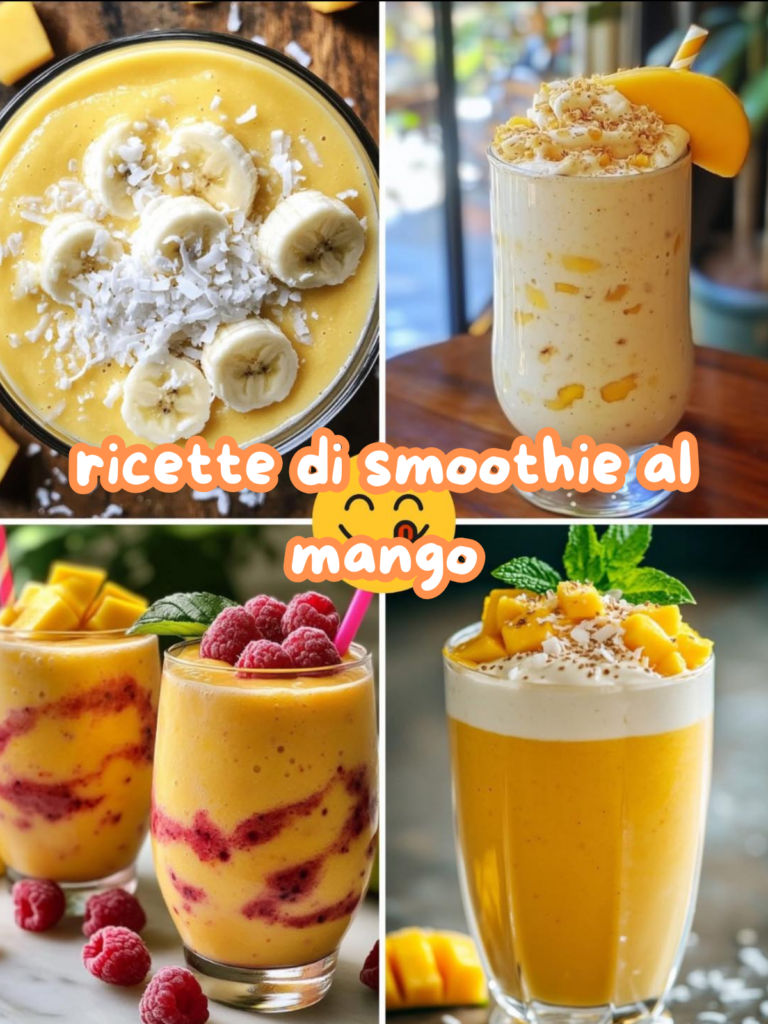 Smoothie al Mango e Banana