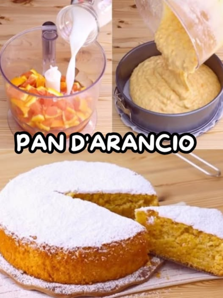 PAN D'ARANCIO  Frulla gli ingredienti e versa in teglia! Sarà sofficissimo,