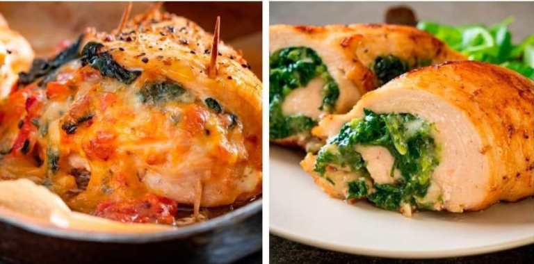 RICETTA PER PETTO FARCITO CON SPINACI E FORMAGGIO