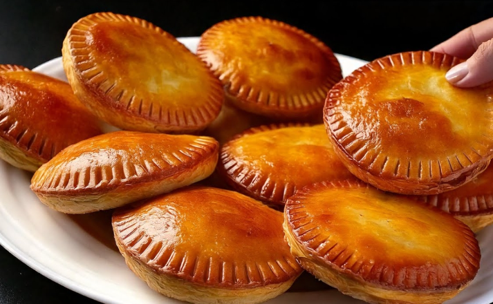 Torta di pasta sfoglia sostanziosa con carne e verdure