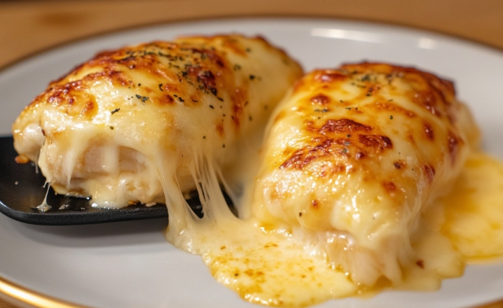 Filetto di pollo ripieno di riso, verdure e formaggio