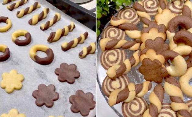 Biscotti bicolore senza burro: la ricetta dei biscotti fragranti e buonissimi