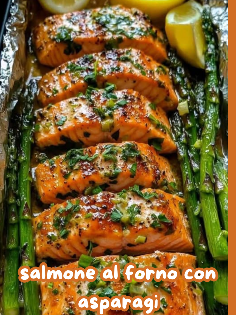 Salmone al Forno con Asparagi