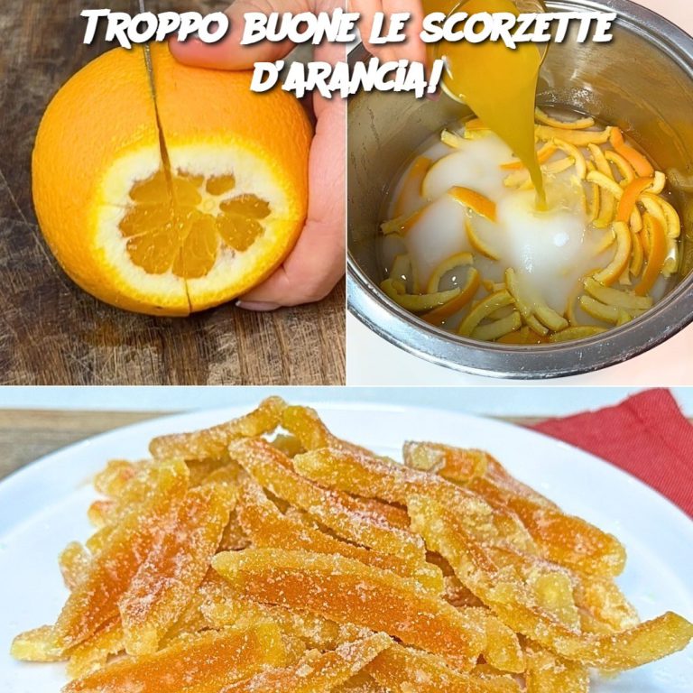 Troppo buone le scorzette d’arancia!