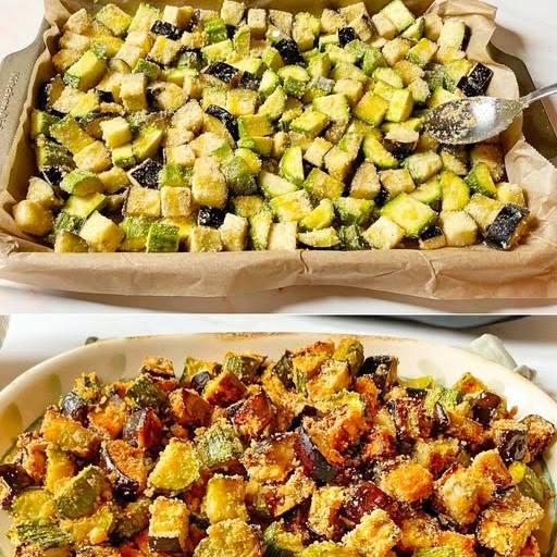 Condisci le melanzane e le zucchine in questo modo e inforna! Diventeranno il tuo contorno preferito