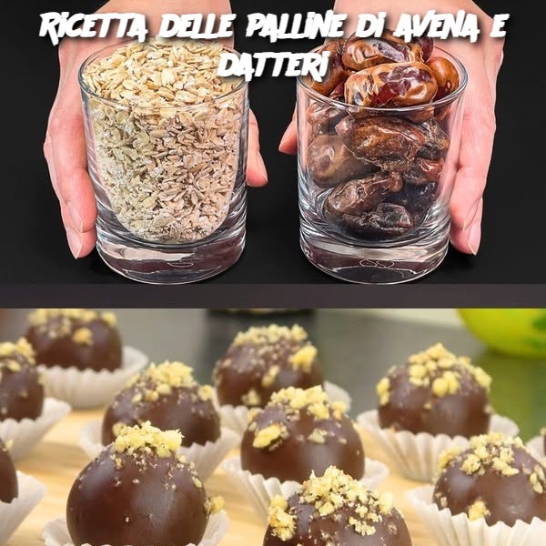 Ricetta delle palline di avena e datteri