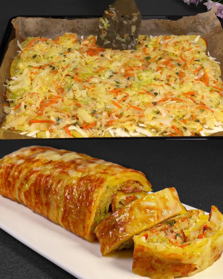 Casseruola di patate e pancetta al forno con formaggio