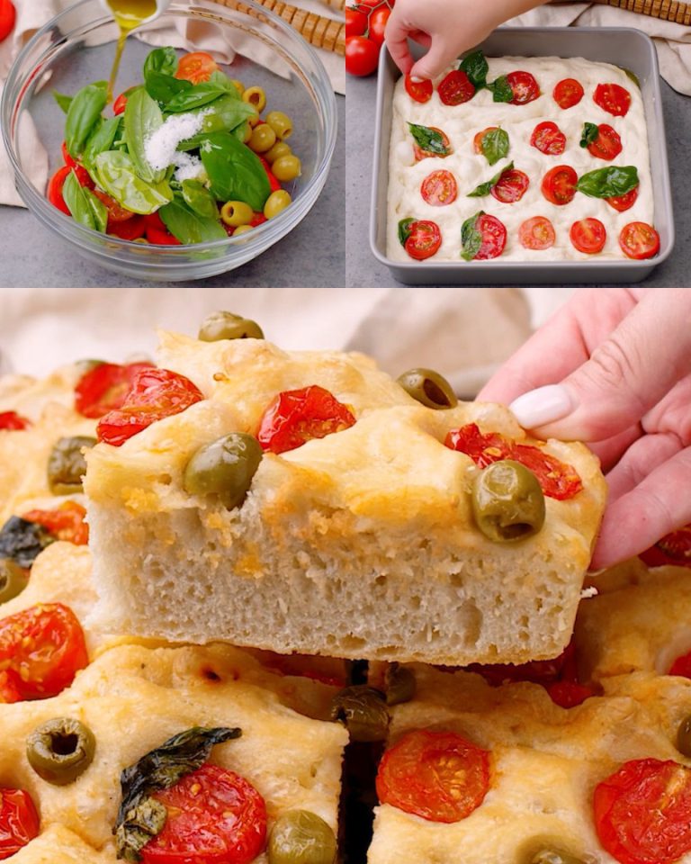 Focaccia Pomodorini e Olive