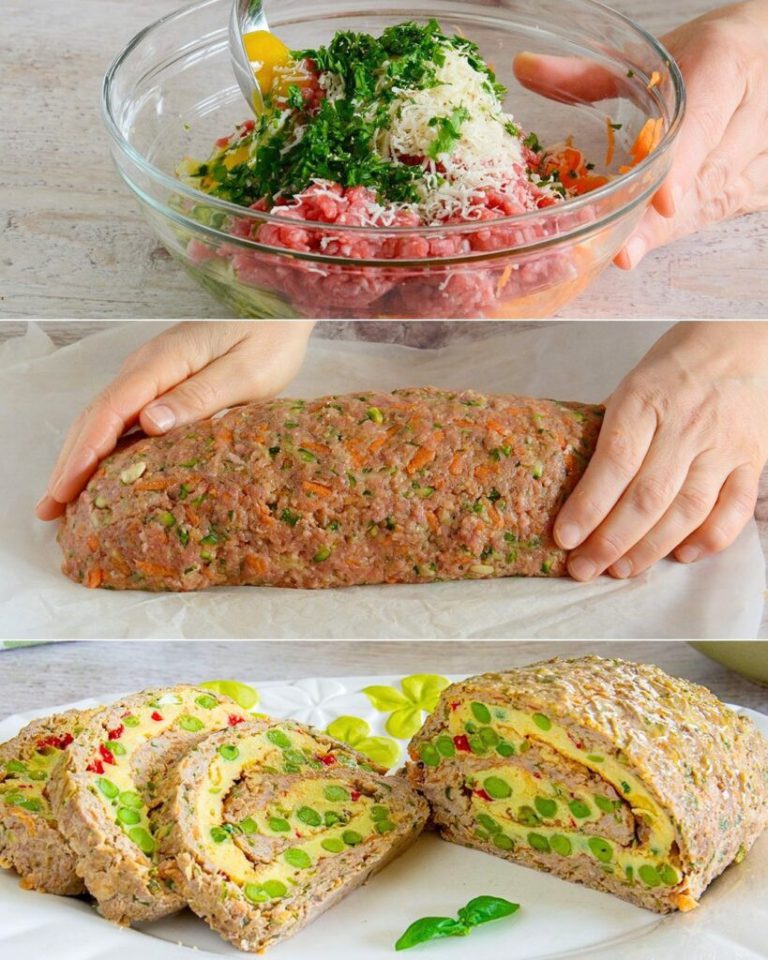 Polpettone con frittata: