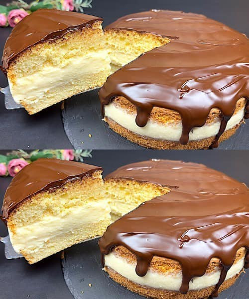 Torta alla crema di Boston! Una delle mie torte preferite!