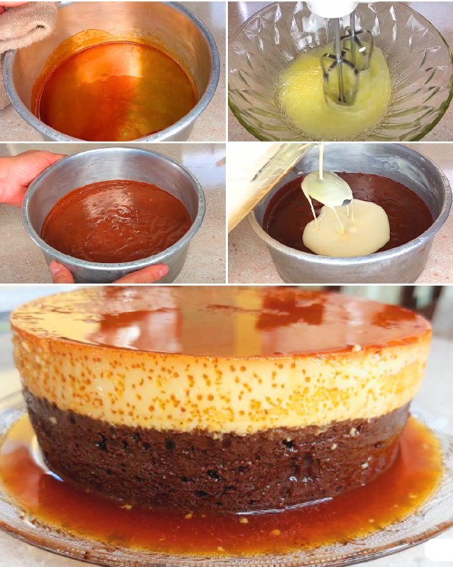 Receta de Chocoflan (Pastello impossibile)