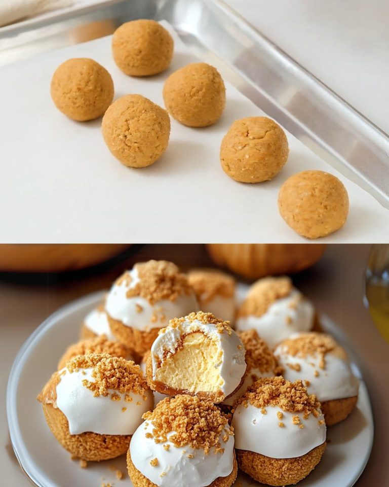Pumpkin Cheesecake Balls