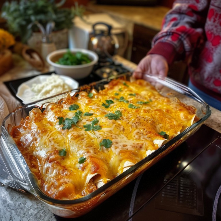 Enchiladas di pollo incredibilmente cremose a cui non puoi resistere