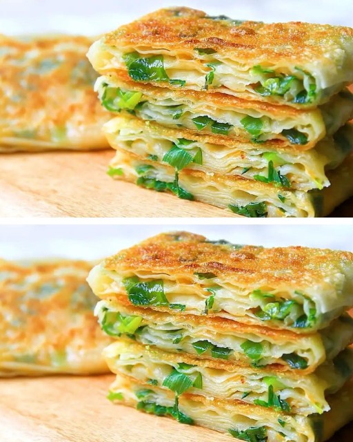 Panini ripieni di cipolla verde, facilissimi da preparare