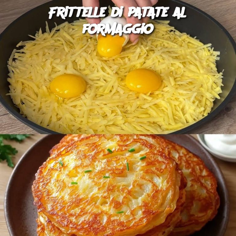 Frittelle di patate al formaggio