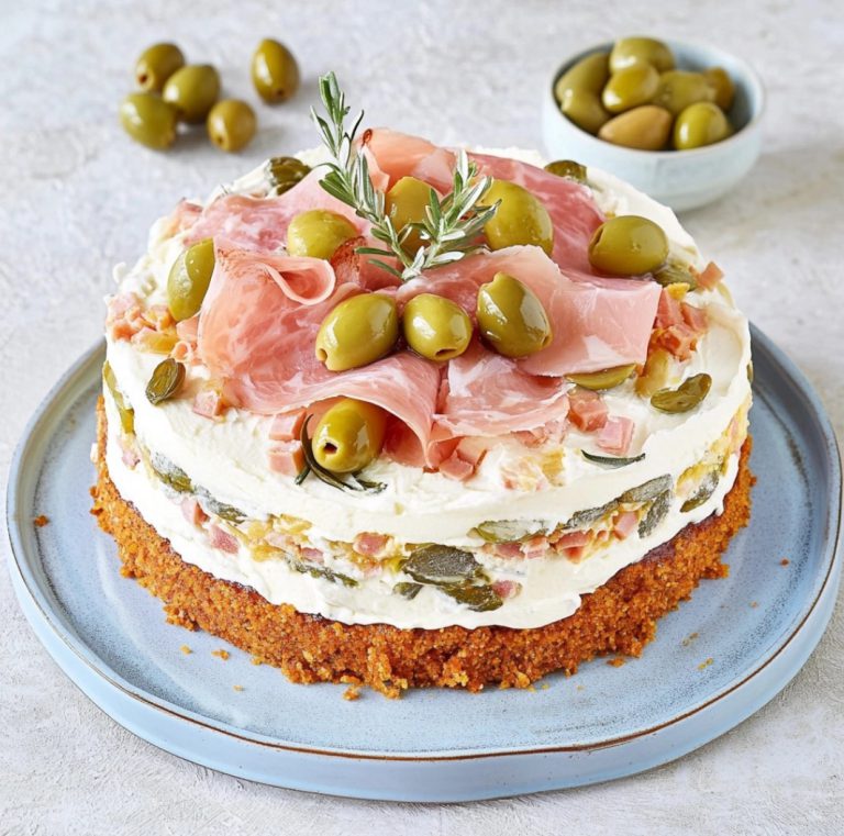 Se desideri stupire i tuoi ospiti con un antipasto delizioso e originale, questa cheesecake salata è la scelta perfetta!