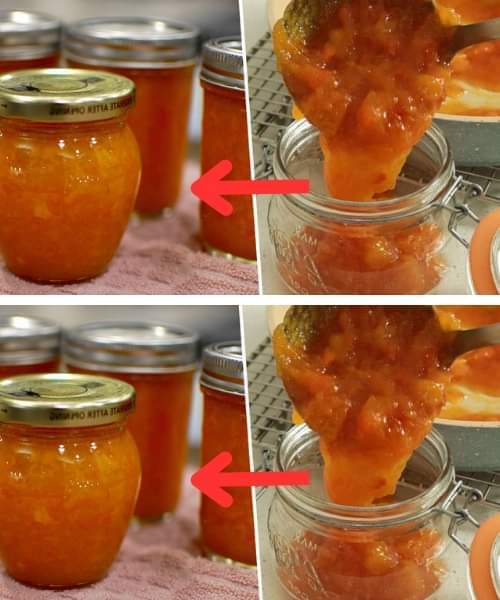 La ricetta della marmellata senza zucchero fatta con 2 cachi e 2 arance