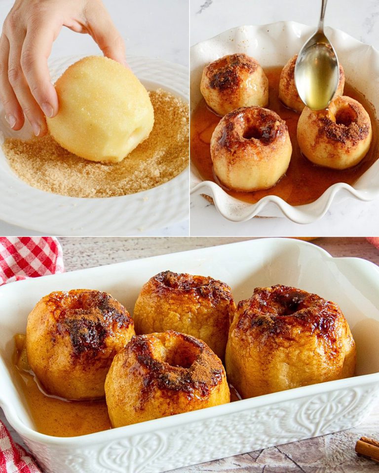 Le mele al forno sono un dessert semplice,