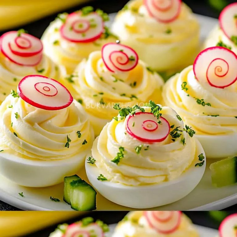 Rose Ariose nelle Uova (uova ripiene decorative)