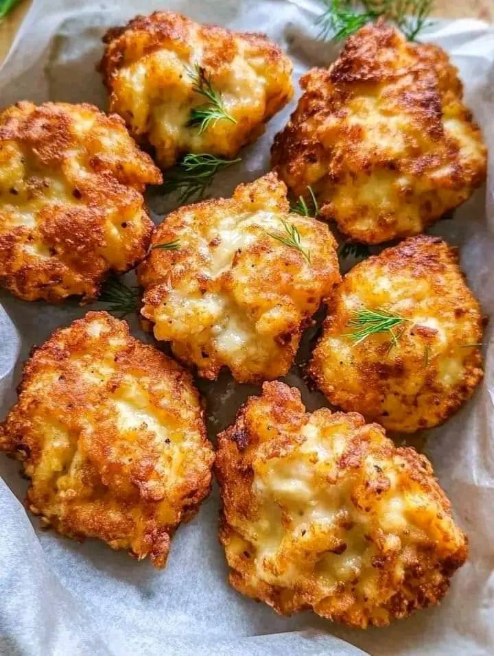 Frittelle di patate croccanti con formaggio