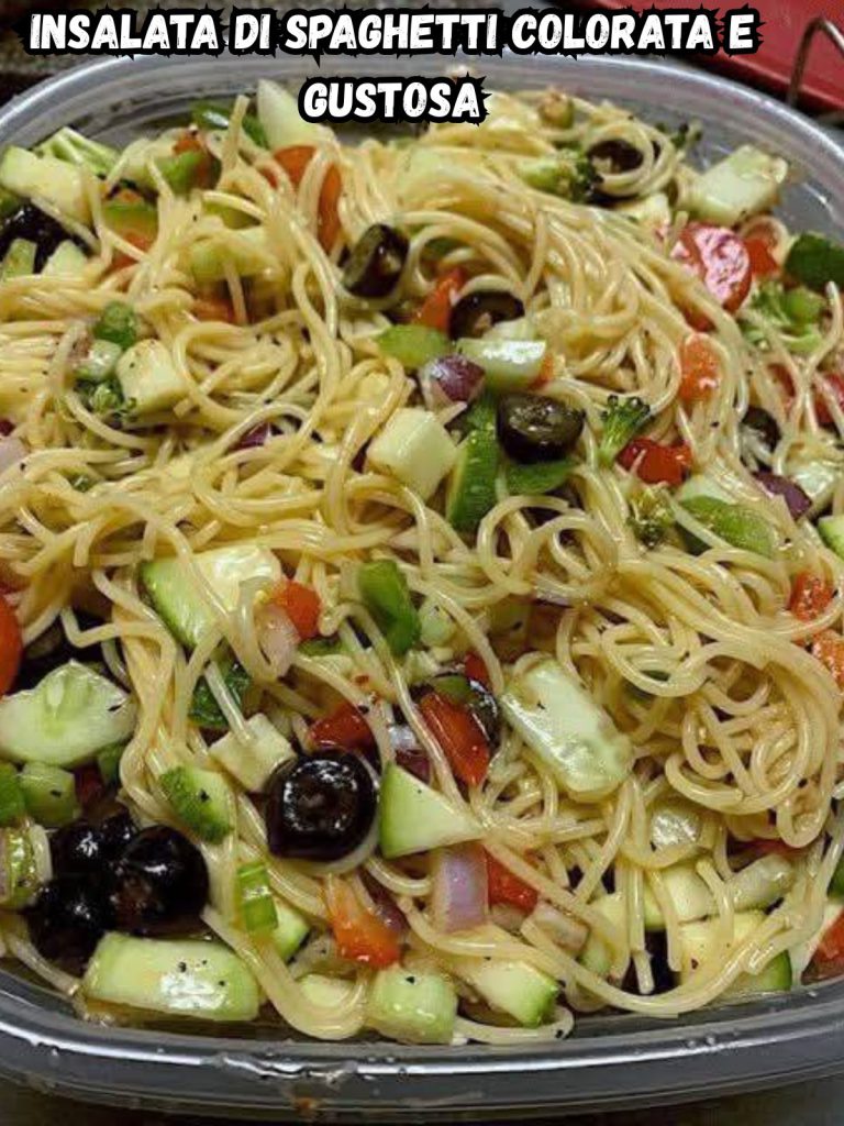 Insalata di Spaghetti Colorata e Gustosa