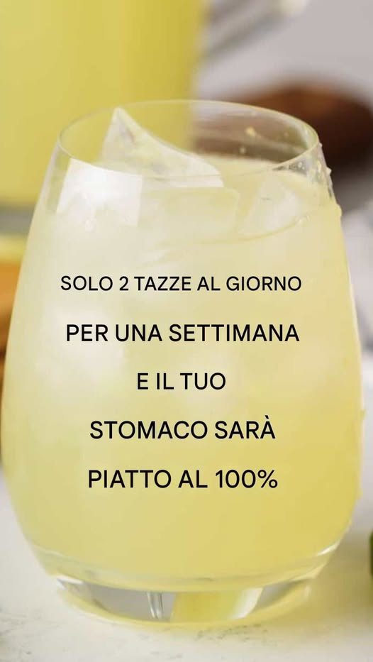 SOLO 2 TAZZE AL GIORNO PER UNA SETTIMANA E IL TUO STOMACO SARÀ PIATTO AL 100%