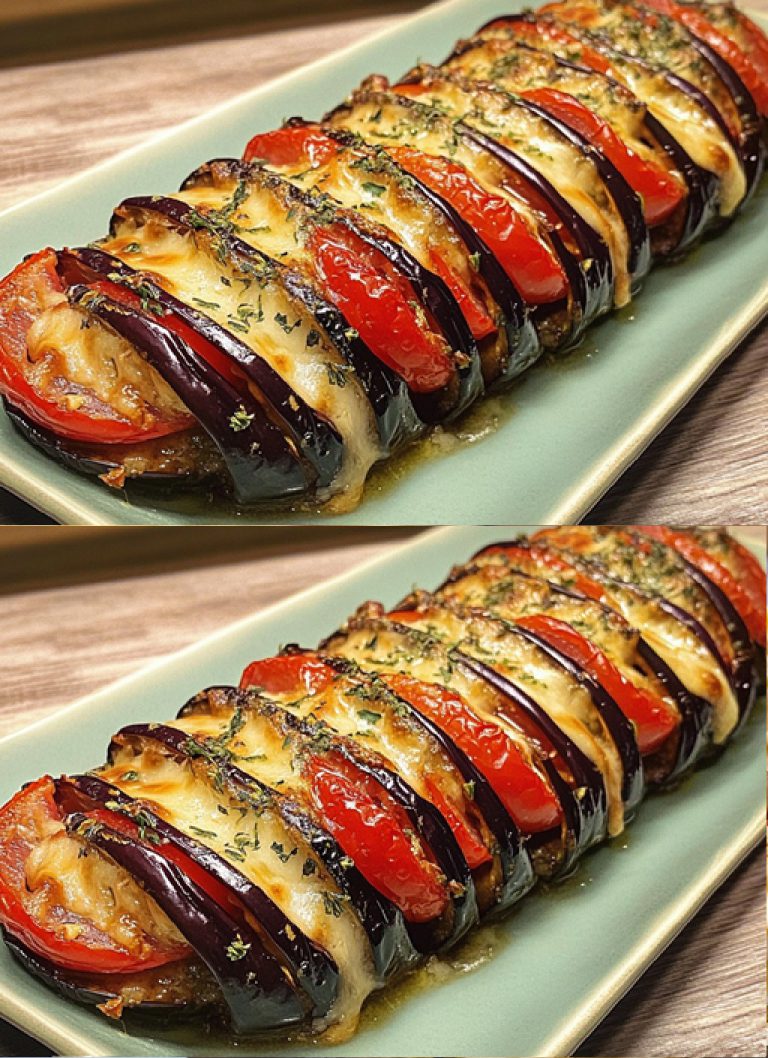 Melanzane al Forno con Pomodori e Formaggio