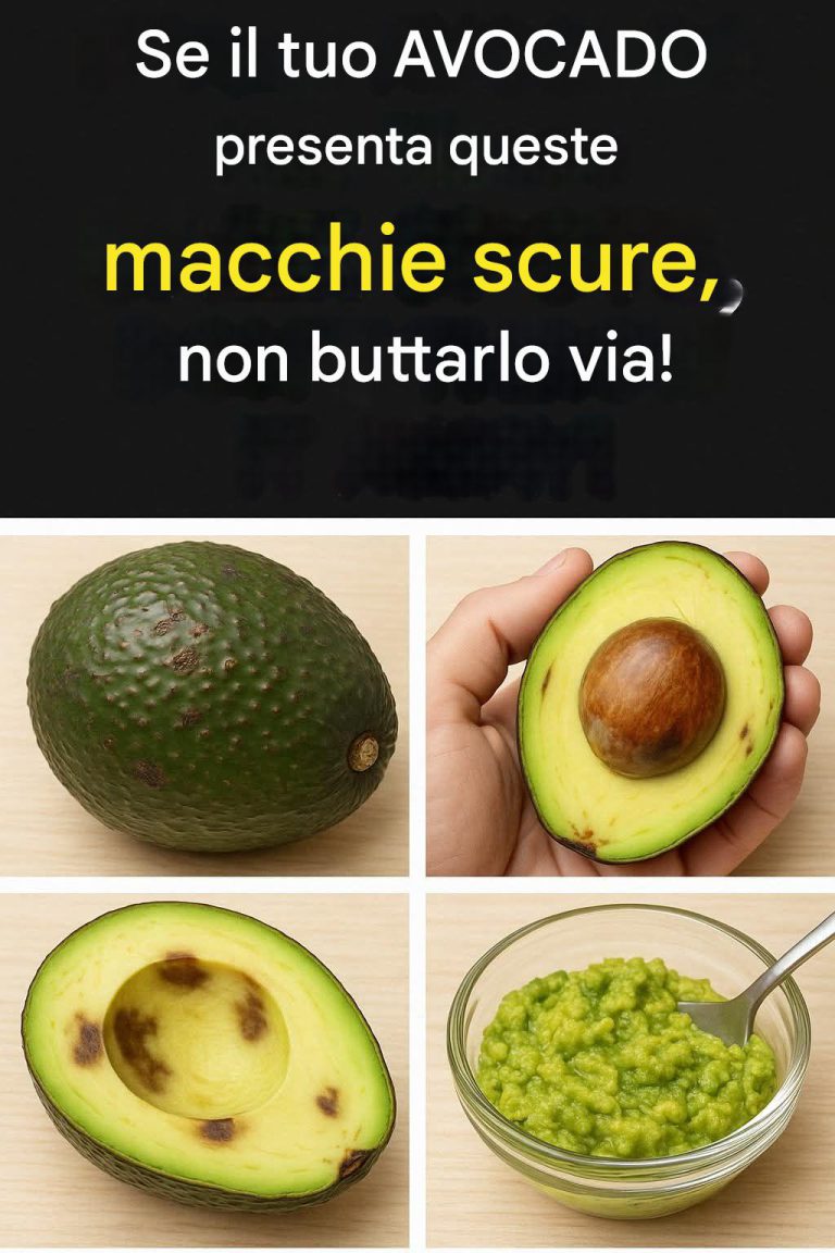 Se il tuo avocado ha queste macchie scure, NON BUTTARLO VIA