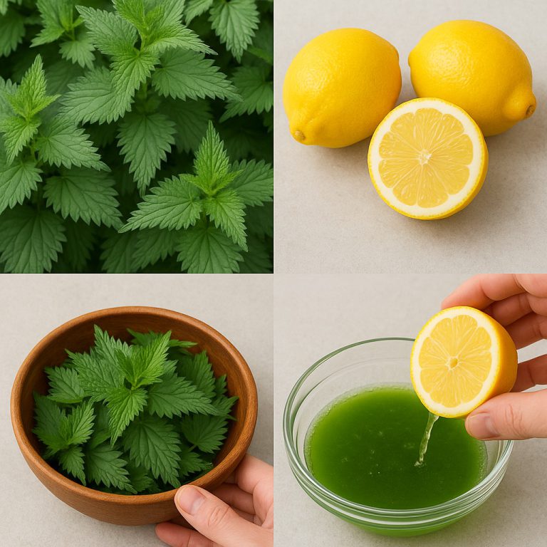 Incredibile! Mescola l’ortica con il limone: rimarrai sorpreso dal risultato!