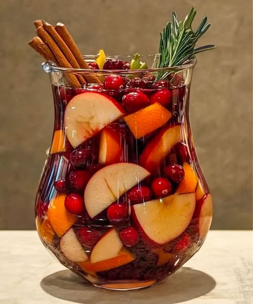 Sangria di Natale Analcolica: Un’Esplosione di Colori e Gusto Senza Alcol