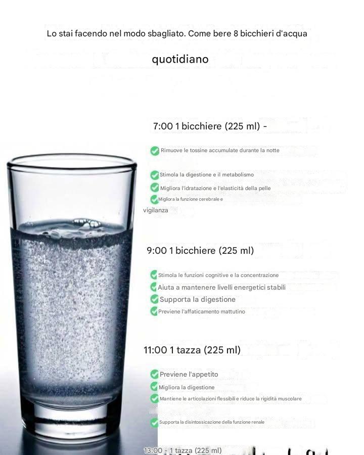 Lo stai facendo nel modo sbagliato: come bere correttamente 8 bicchieri d’acqua al giorno