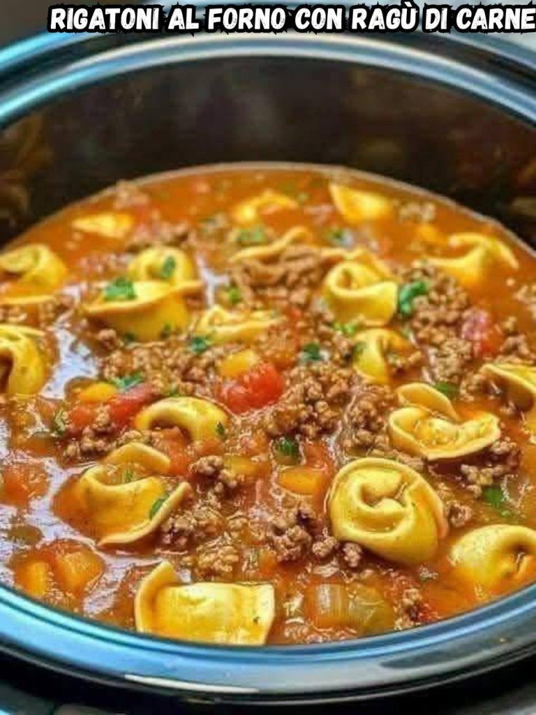 Rigatoni al Forno con Ragù di Carne