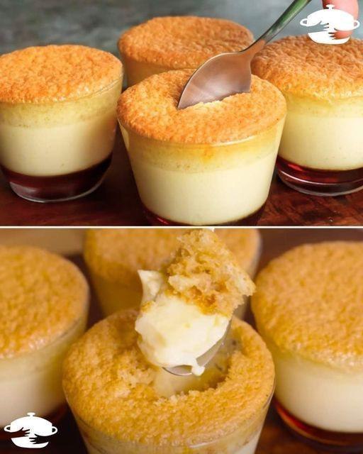 Deliziosi Flan di Torta in Bicchiere: Ricetta Leggera e Facile Senza Latte Condensato Né Gelatina