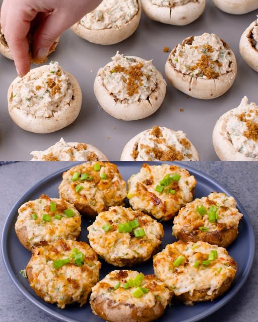 Funghi Ripieni delle Feste: Un’Idea Sfiziosa per un Antipasto Natalizio