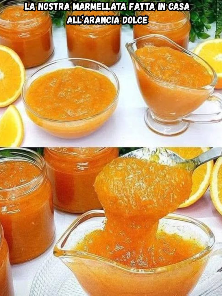 La nostra marmellata fatta in casa all’arancia dolce