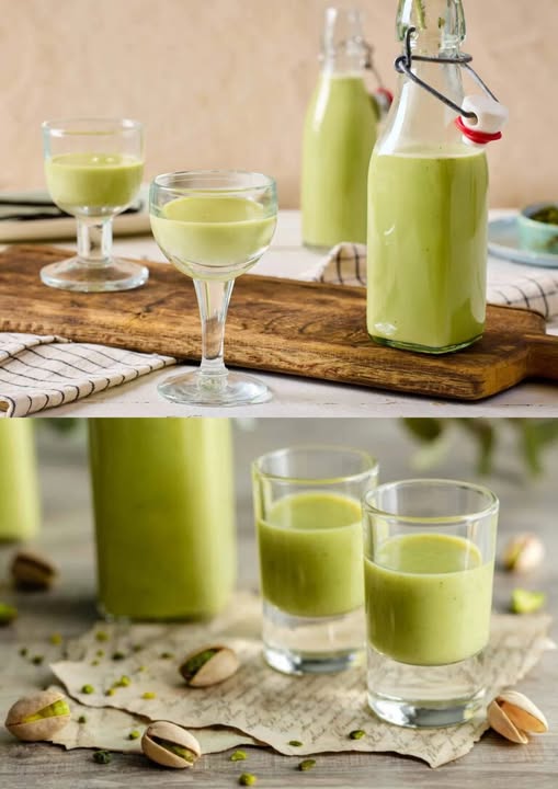 Una pregiata goccia di liquore al pistacchio: la bevanda perfetta