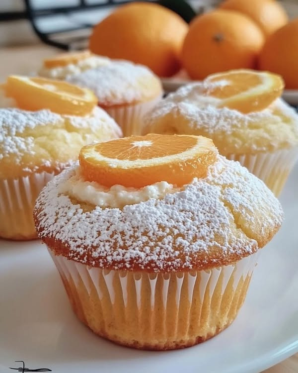 Ecco la ricetta per preparare dei Muffin Ricotta e Arancia, soffici, profumati e irresistibili!
