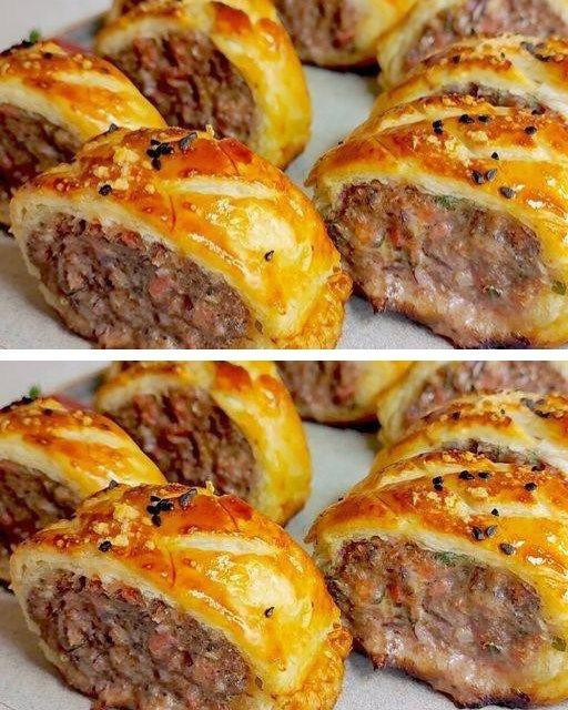 Avvolgete la carne nella pasta sfoglia e preparate un polpettone alternativo  La ricetta è semplicissima